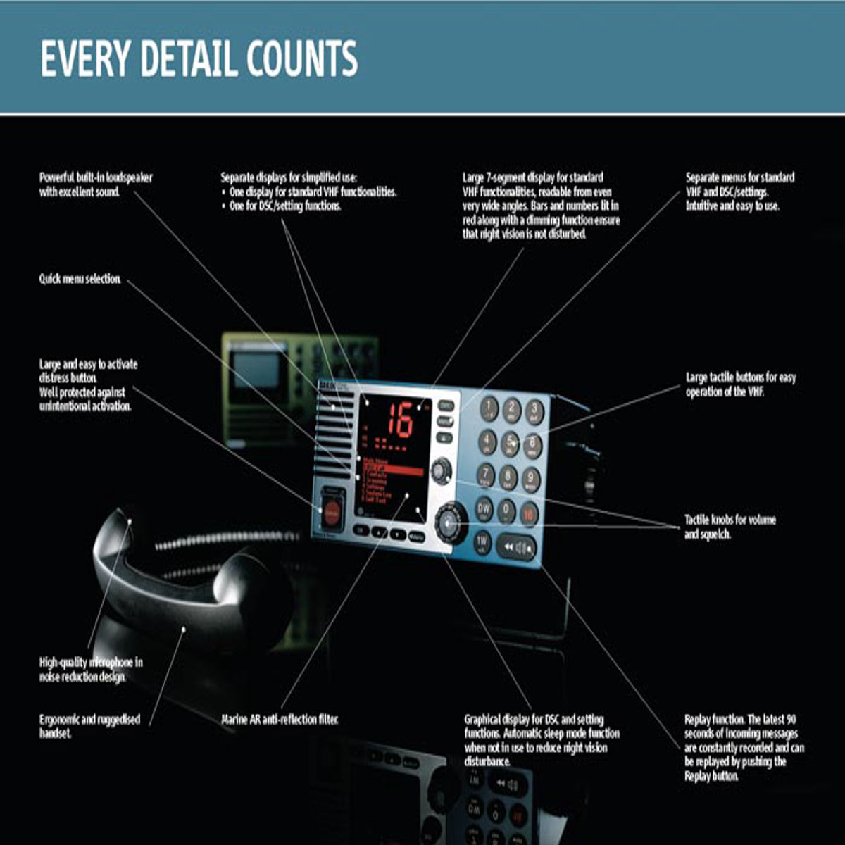 SAILOR VHF RT-5022.2 SAILOR RT-5022 VHF radio